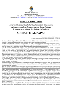 comunicato stampa