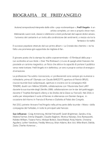 BIOgrafia di FRED`ANGELO
