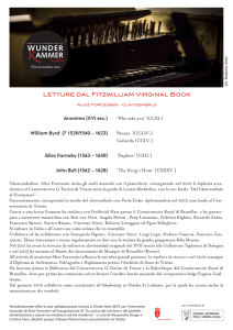 Letture dal Fitzwilliam Virginal Book