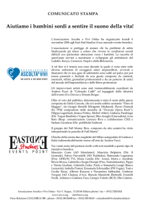 Seconda sfida artistica amatoriale - associazione ascolta e vivi onlus
