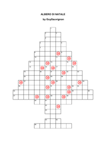 l`albero di natale - PAROLE CROCIATE.net
