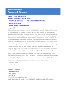 Newsletter Biblioteca recital pianistico