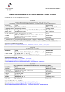 esame di certificazione del terzo periodo / ammissione al trienn
