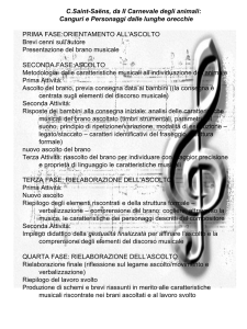C.Saint-Saëns, da Il Carnevale degli animali: Canguri e Personaggi
