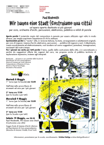 Paul Hindemith - Wir bauen eine Stadt (Costruiamo una città)