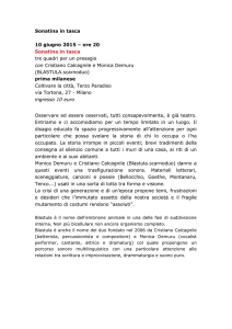 Sonatina in tasca 10 giugno 2015 – ore 20 Sonatina in tasca tre