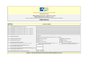Domanda Tax credit Musica versione Pdf