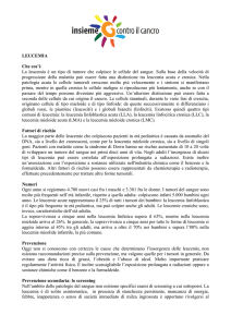 Leucemia - insiemecontroilcancro