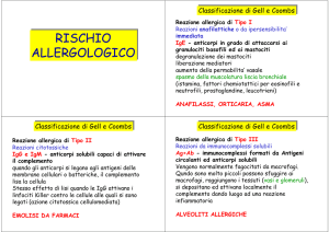 rischio allergologico rischio allergologico