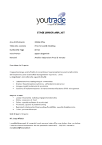 stage junior analyst
