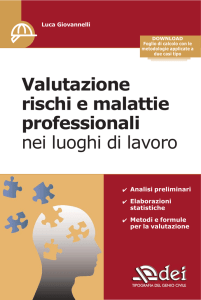 Valutazione rischi e malattie professionali nei luoghi di lavoro
