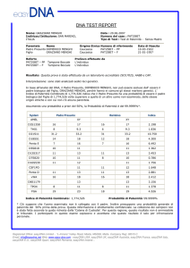 DNA TEST REPORT
