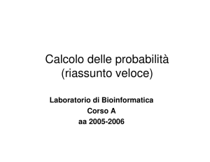 Probabilità condizionata