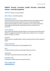 Finance – Controllo di gestione