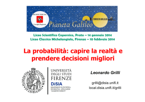 La probabilità - UniFI