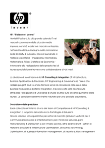 HP: “Il talento e` donna” Hewlett Packard, la più grande azienda IT