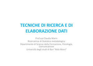 la variabile statistica