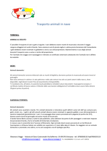 trasporto animali in nave