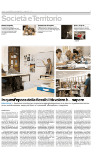 Azione- "In quest`epoca della flessibilità volere è... sapere