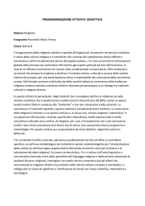 programmazione attivita` didattica - Istituto di Istruzione Superiore