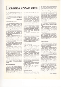 ergastolo e pena di morte