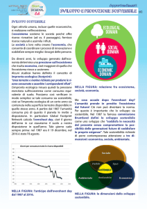 sviluppo e produzione sostenibile