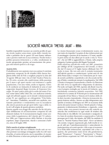società nautica “pietas julia”