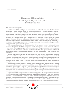 Un racconto del lavoro salariato