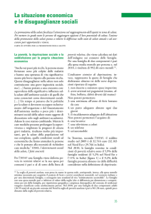 La situazione economica e le disuguaglianze sociali
