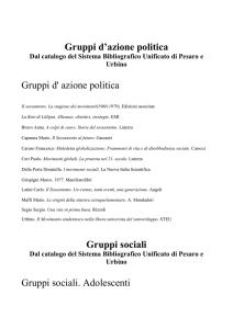 Gruppi d` azione, sociali,sociologia, famiglia e emigr.
