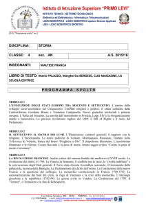 Storia - IIS Primo Levi