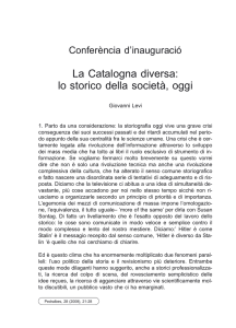 La Catalogna diversa: lo storico della società, oggi