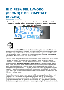 Capitale e lavoro
