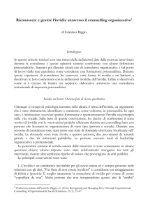 Riconoscere e gestire l`invidia attraverso il counselling organizzativo1