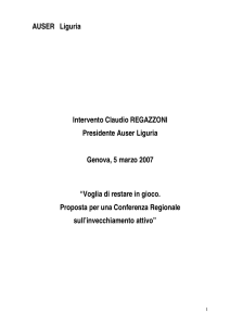 intervento Claudio Regazzoni
