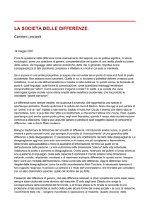 la società delle differenze.