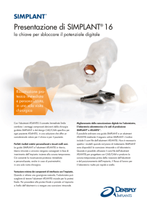 Presentazione di SIMPLANT® 16