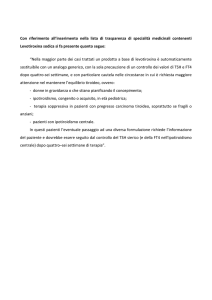 Comunicazione AIFA su Levotiroxina sodica