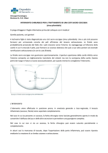 Trattamento della cisti pilonidale