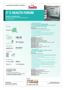 3° E-HEALTH FORUM
