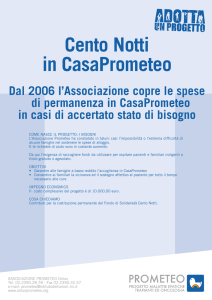 Cento Notti in CasaPrometeo