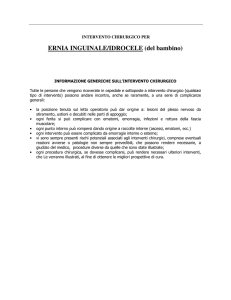 ernia inguinale - CHIRURGIA PEDIATRICA.it