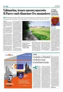 Valmarina, tesoro ancora nascosto Il Parco vuol