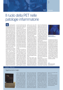 Il ruolo della PET nelle patologie infiammatorie