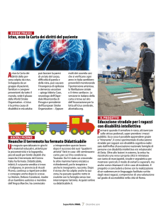 Educazione stradale per i ragazzi con disabilità intellettiva Ictus