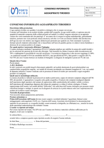 Consenso Agobiopsia Tiroidea - Casa di Cura Madonna della