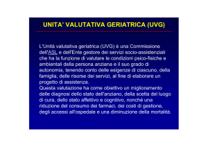 UNITA` VALUTATIVA GERIATRICA (UVG)