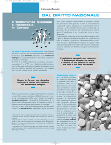 02 Il testamento biologico e l`eutanasia in Europa