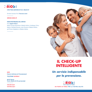 il check-up intelligente