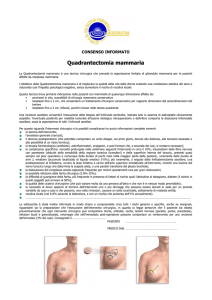 Quadrantectomia mammaria
